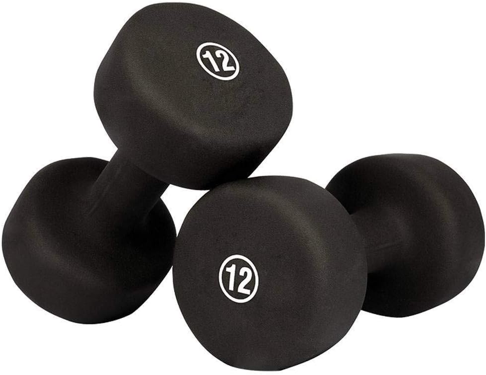 SLOUD Dumbbells,(Boxed in Pair)- (Choose of 1KG, 2KG, 3KG, 4KG, 5KG) for Home Gym Exercise, Fitness and Weights for Women and Men Anti-Rolled Dumbells