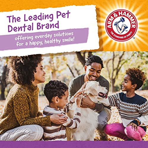 ARM & HAMMER FOR PETS NUBBIES DENTAL TREATS VALUE SIZE – BAKING SODA & CALCIUM DOG DENTAL CHEWS, HELPS SCRUB PLAQUE & TARTAR WHILE CHEWING, PEANUT BUTTER FLAVOR, 139 COUNT, 52.8 OZ