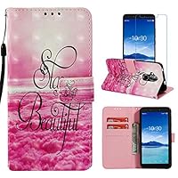 Case for Galaxy J7 2018, Case for Galaxy J7 Star/J7 Top/J7 Crown, Firstcover Colorful Premium PU Leather Wallet Phone Case Cover for Samsung Galaxy J7 Crown with Screen Protector