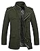 Zicac New Spring Men's Thin Cotton Jacket MD-Long Windbraker Trench Coat Plus Size