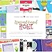 Unique 1st Wedding Anniversary Memory Book with Stickers and A Matching Card - 5-Second Memory Journal for Your Special Paper Anniversary - The Perfect Keepsake Booklet for Special Memories