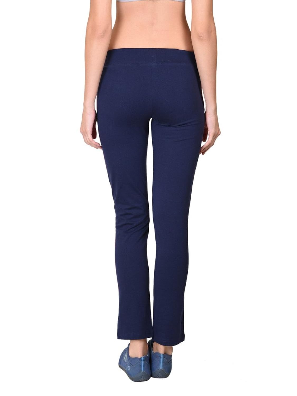 onesport women's cotton spandex jersey navy trackpants(onsp27ny-p)