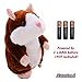 Talking Pet Hamster Electronic Animal Plush Toy - Mimics and Repeats After Words & Sounds - Special Gift for Kids Ages 4 - 100, Boys and Girls, Birthdays, Christmas by Neverland(Brown)
