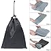 Inflatable Foot Rest Pillow, Leg Rest Pillow Footrest for Airplane Car Travel Home, Travel Bed for Kids on Flights with Adjustable Height, Pump and Carrying Bag Included (Gray)