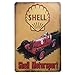 6 pcs Retro Vintage Tin Signs, Wall Metal Posters Plaques, Home Bar Garage Man Cave Decor, 8'x12'/20x30cm