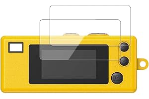 YAJOJO 2-Pack Screen Protector for KODAK CHARMERA Keychain Digital Camera,9H Hardness Tempered Glass for KODAK CHARMERA, Anti
