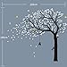 CaseFan Large Falling Tree Wall Stickers Mural Paper for Livingroom Baby Room Vinyl Removable DIY Decals 70.9x86.6