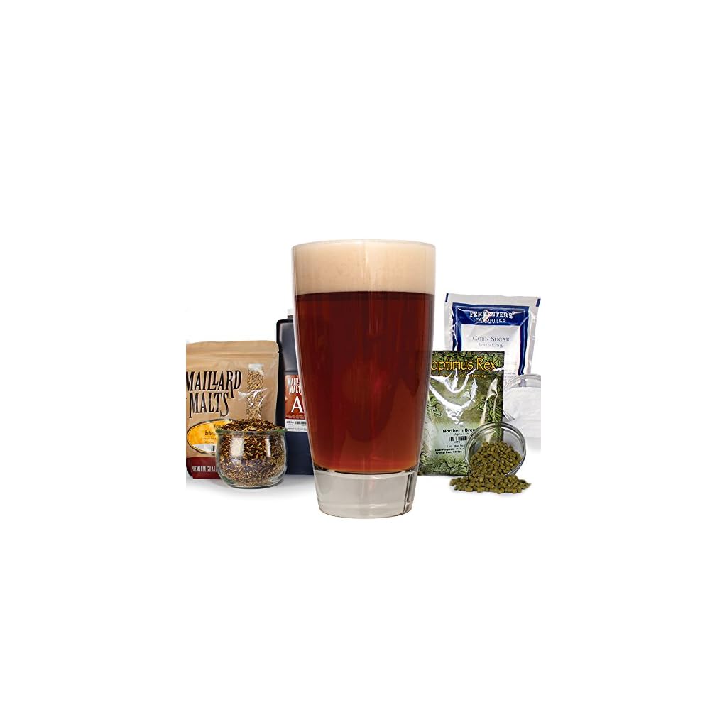Northern Brewer Deluxe Homebrew Starter Kit, Equipment and 5 Gallon Recipe (Irish Red) Home