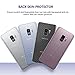 Omnifense Galaxy S8 Plus Screen Protector Privacy 2-Way Anti Spy (2-Pack) Curve Fit Soft Film (NOT Tempered Glass) for Samsung S8+ with 1-Pack Back Skin Protector