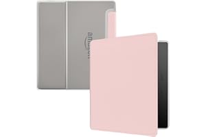 YOUNGME Case for 7" Kindle Oasis (3th Generation-2017 Release), Ultra Clear Soft Flexible Transparent TPU Back Cover with Auto Sleep/Wake for Kindle Oasis (Model NO. S8IN4O), Pink