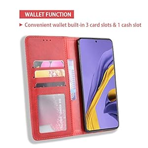 TANYO Cover Custodia Folio in Pelle per Oppo A53S / A53, Premium PU/TPU Portafoglio Case con Slot per Schede, Flip… - immagine 4