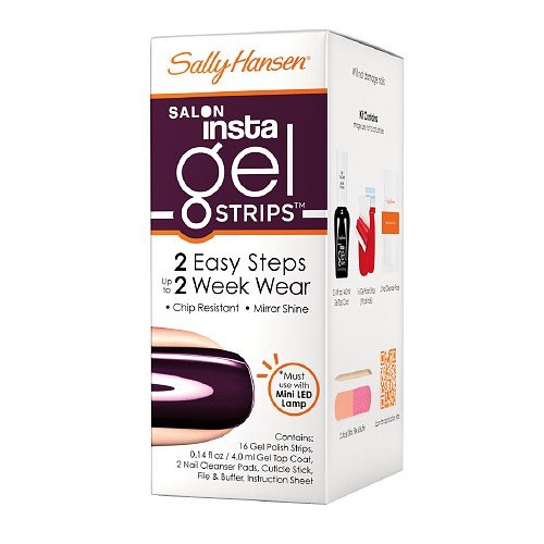Sally Hansen Salon Insta Gel Strips Troublemaker - 16 ct, Pack of 2