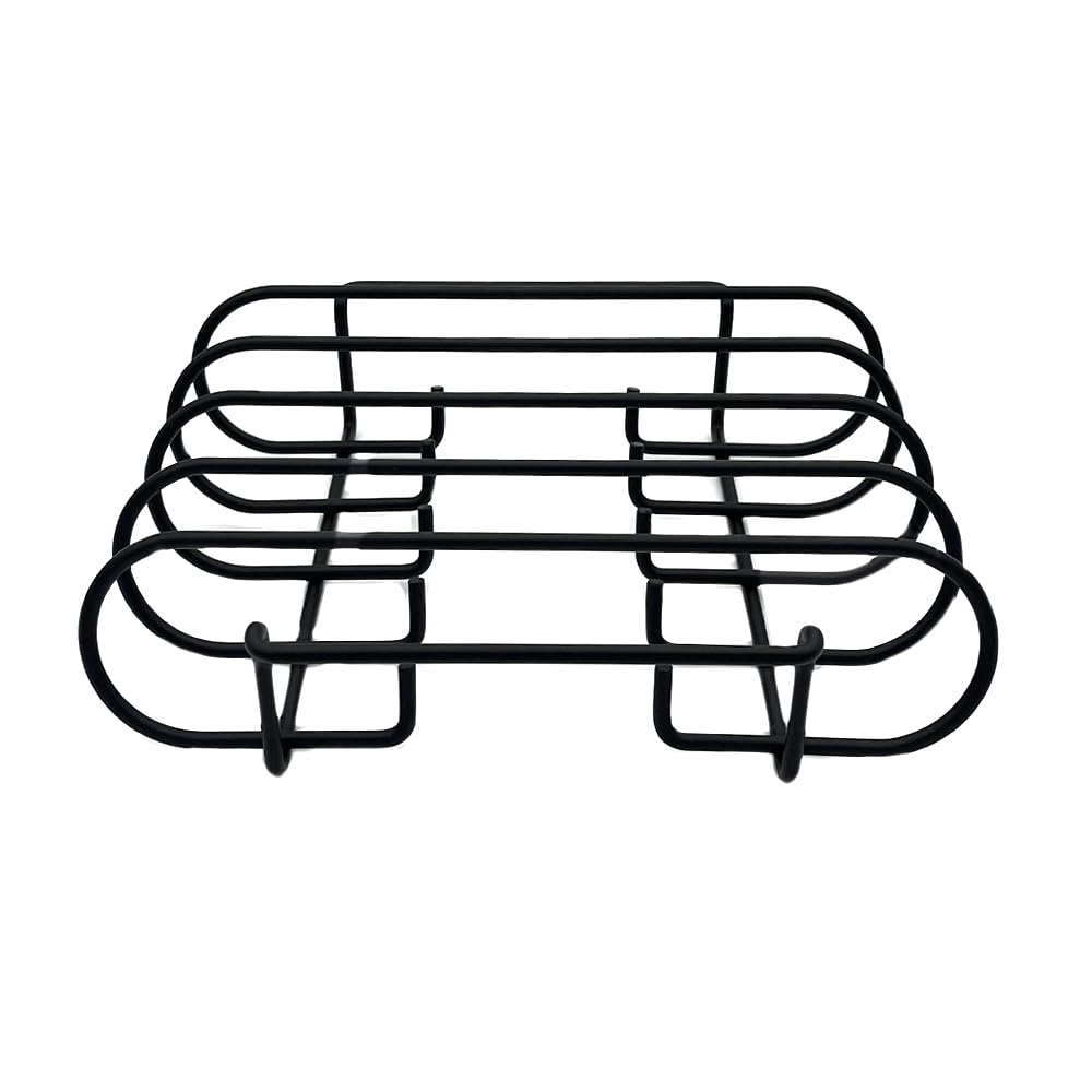 Photo 1 of Nexgrill BBQ Rib Rack, Non-Stick Smoker Accessory for Outdoor Grilling & Cooking, Holds Up to 4 Racks of Ribs, Built-In Handles, Compatible with Grills, Smokers, and Ovens, Black - 530-0026