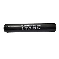 GSUIVEER 75175 75375 3.6V 3000mAh Ni-MH Flashlight