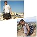 EverVanz Oversized Travel Duffel Bag Canvas Leather Trim Overnight Bag Sport Duffel Shoulder Handbag Large Unisex Weekend Bag