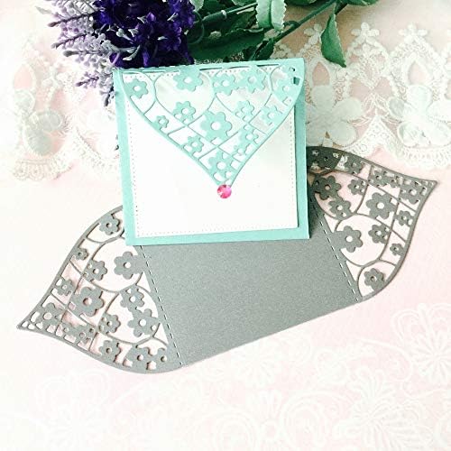 Cutting Dies, syeytx New Flower Heart Metal Cutting Dies Stencils DIY Scrapbooking Album Paper Card, Carbon Steel Embossing Cutting Dies Stencils Templates Mould Set for DIY Scrapbooking (E)