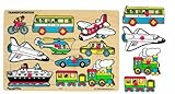 Small World Toys Ryan's Room Wooden Puzzle - Classic Transportation