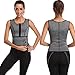 HOPLYNN Sweat Vest for Women, Neoprene Sauna Waist Trainer Vest for Weight Loss Women (X-Small, Grey)