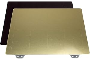 FYSETC 3D Printer Flashfoge Creatorr Pro 2 Build Plate 230 x150mm/9.0x5.9 inch PEI Spring Steel Surface Removable Print Bed Hotbed Cover with Base for Replicatr QI X-Pro Creatorr Pro