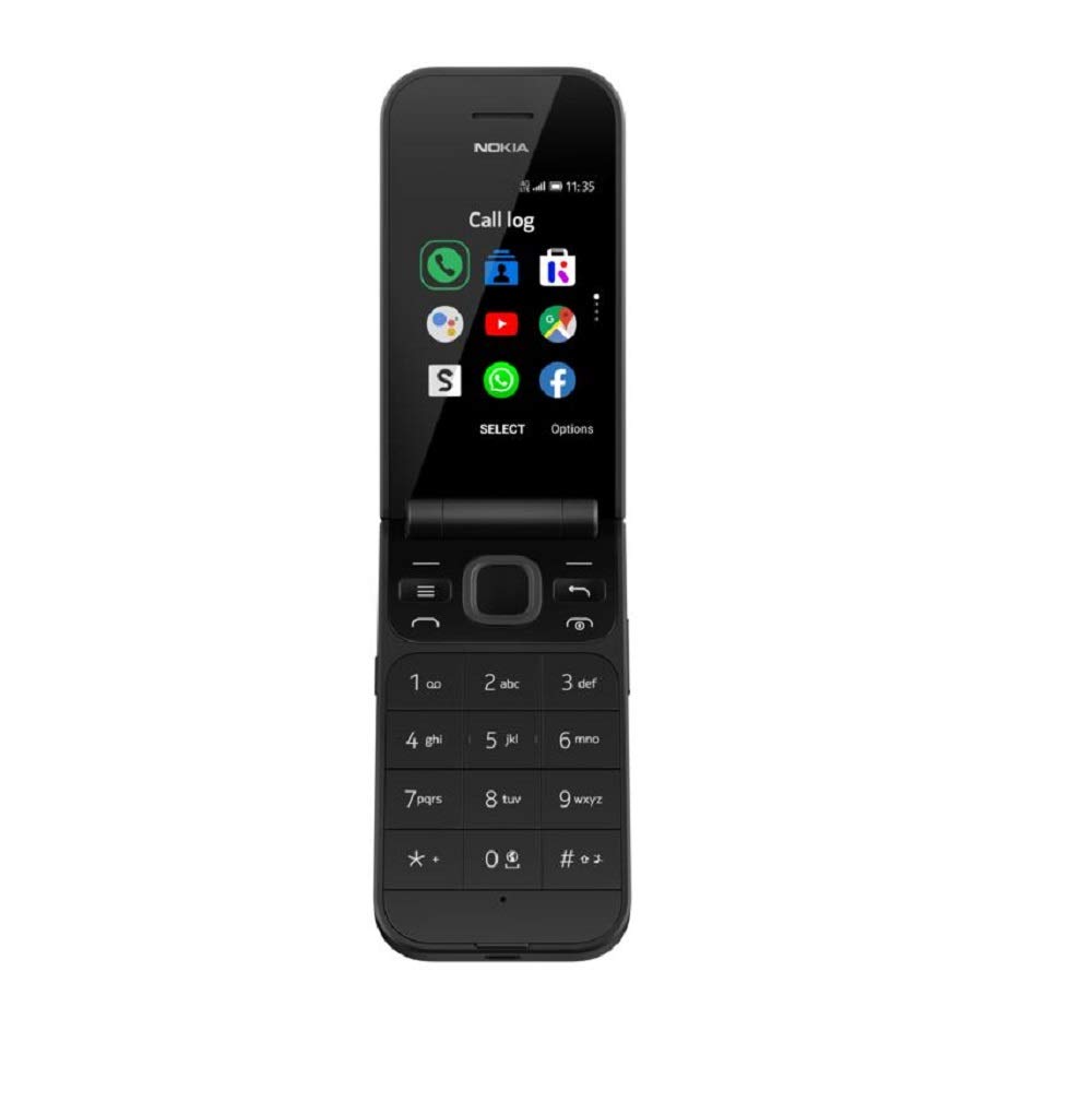 Nokia 2720 2.8-inch 4G UK SIM-Free Feature Phone with Google Assistant (Single-SIM) - Black