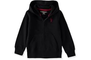 U.S. Polo Assn. Boys' Zip Front Hooded Sweatshirt Hoodie