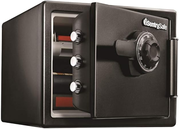Sentrysafe Sfw082ctb Fireproof Waterproof Safe With Dial