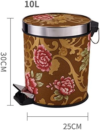 Step trash can,Trash can with lid round trash can in home &amp; Accessori vino decanter per matrimonio-C