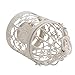niceEshop(TM) Metal Votive Candle Holder Hanging Lantern Home Centerpiece (White,Random Pattern)