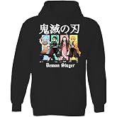 Demon Slayer Gang Kanji Men's and Women's Pullover Hooded Sweatshirt