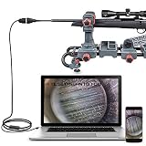 Teslong Rifle Bore Scope, 0.2inch Gun Barrel Borescope Camera with Side-View Mirror and Semi-Rigid Cable, for Windows, Mac and Android Smartphone