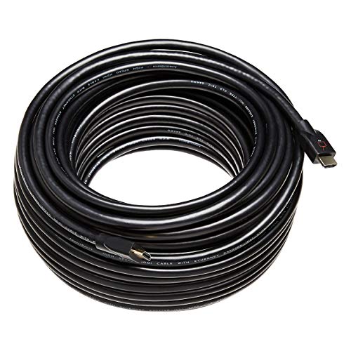 AmazonBasics High-Speed CL3-Rated 4K HDMI Cable with RedMere - 100-Foot