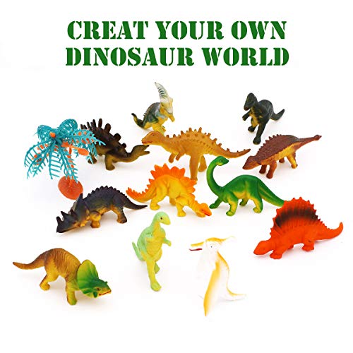 Dreamon Dinosaurier Figuren Spielzeug Set Mini Dino Geburtstag Deko Tortendeko Weihnachten Geschenke Dinosaurier… – Bild 5