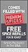 Kamenstein 6-Tin Stainless Steel Magnetic Strip Spice Rack with Free Spice Refills for 5 Years, ,