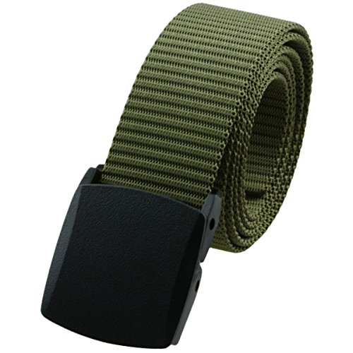 squaregarden Men's Nylon Webbing Military Style Tactical Duty Belt
