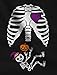 Halloween Pregnant Skeleton Xray Costume Pregnant Maternity Long Sleeve Shirt