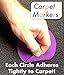 Carpet Markers for Teachers 25% Thicker Multi Year Use! | 30 Pack Circles | 5 Inches, 5 Bright Colors | Sit Supplies Table Spots Dots Classroom Preschool PreK Kindergarten 1st First Grade
