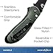 Benchmade - Griptilian 551 Knife with CPM-S30V Steel, Drop-Point Blade, Serrated Edge, Coated Finish, Olive Handle