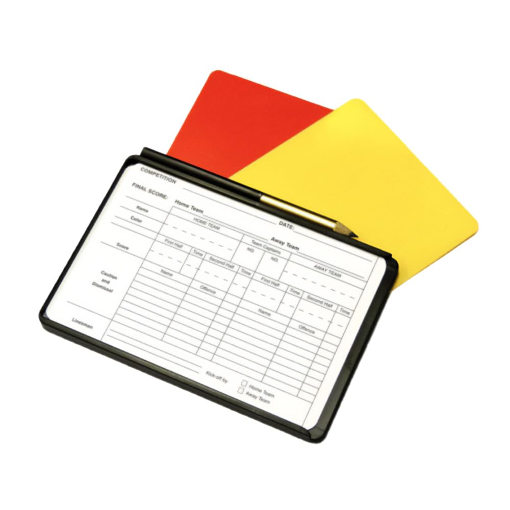 Carta Sport Unisex REFEREE CARDS, Red/Yellow, One Size UK