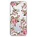 Hard Plastic Case for iPhone 6 / iPhone 6s, CasesByLorraine Red Rose Floral Pattern Matte PC Case Transparent Plastic Cover for iPhone 6 / iPhone 6s 4.7 inch (E06)