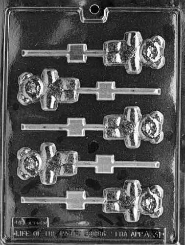 TEDDY BEAR LOLLY CHOCOLATE CANDY MOLD