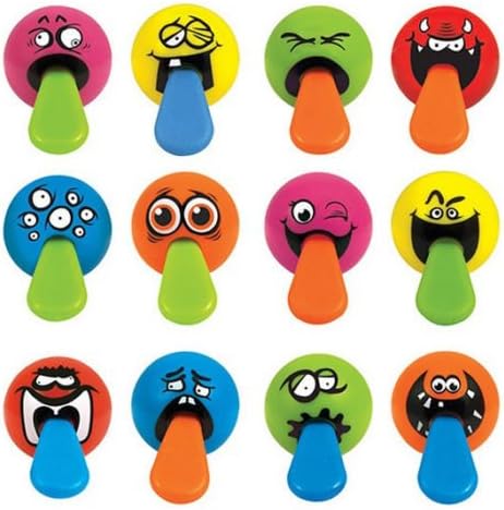 LOT OF 36 TONGUE TUGGERS BALLS, CARNIVALS, PARTY FAVORS, VENDING, GOODY BAGS