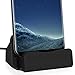 FanTEK USB Type C Charging Dock Charger Station Compatible Samsung Galaxy S9 S8 Plus Note 8, LG G6 V20, OnePlus 5, Microsoft Lumia 950 XL, HTC 10, Google Pixel, Moto Z Force Droid, BLU Vivo 5, Black