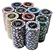 Brybelly Eclipse Poker Chips Heavyweight 14-gram Clay Composite - Pack of 50