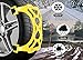 Zento Deals Premium Quality Car Snow Chains Durable 6 Pieces All Season and Terrain Anti-Skid Car, SUV, and Pick Up Tire Chains
