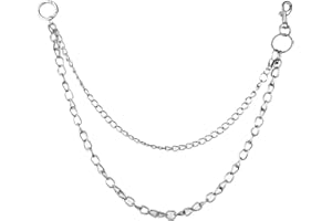 Silver Non-mainstream Wallet Chain Punk Men Cool Trouser Long Key For Pants Jeans Chain Gothic Rock Retro Trend Pants Chains