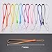 108 Pack 7 inch Lightweight Colorful Hand Wrist Lanyard Strap String, Short Hand Grip Lanyard for USB Flash Drives, Key, Keychain, ID Badge Holder, Name tag and Other Small Items-Assorted 12 Colors