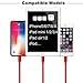 Lightning Cable,OTISA, 3Pack 5Ft/ Charger Cord For iPhone Nylon Braided Charging Cable For iPhone，Cable for iPhoneX/8/8Plus/7/7 Plus/6/6 Plus/6s/6s Plus/5/iPad Air / Air 2 / iPad mini/and more [Red]