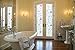 DUOFIRE Window Film Privacy Window Film Frosted Glass Film No Glue Static Cling Glass Film Anti-UV Window Sticker for Bathroom Bedroom Living Room (Black Flower-DP014B, 35.4in. x 78.7in.)