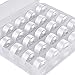 eBoot 25 Pack White Prewound Thread Bobbins with Bobbin Box Organizers for Brother/Babylock/Janome/Kenmore/Elna/Singer