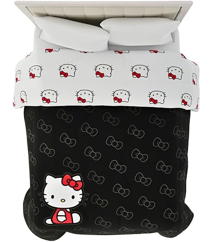 Hello Kitty Duvet Cover Set – Super Soft Microfiber, 3-Piece Queen Bedding With Sham